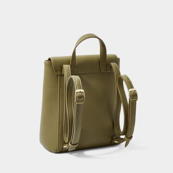 Katie Loxton Dani Backpack in Khaki colour - Image 2